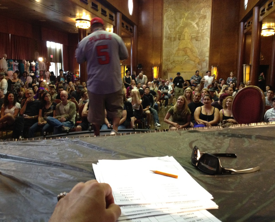 Murran Billi judging at Ink’N’Iron Murran Billi judging at Ink'N'Iron