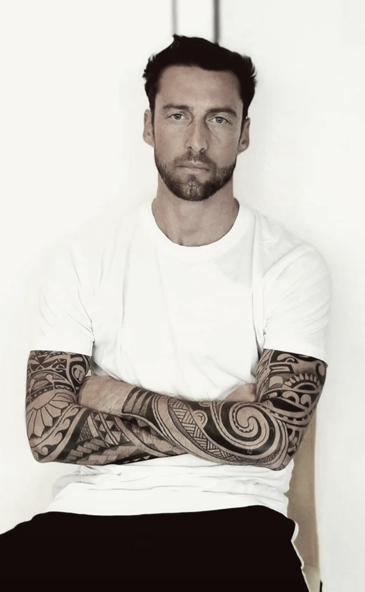 Claudio Marchisio tattoos sleeves done by Murran Billi Claudio Marchisio tattoos sleeves done by Murran Billi