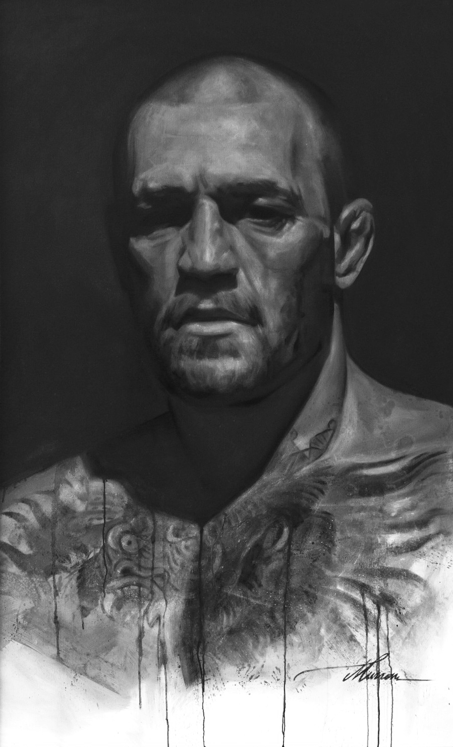 Conor Mc Gregor by Murran Billi Painting of Conor Mc Gregor